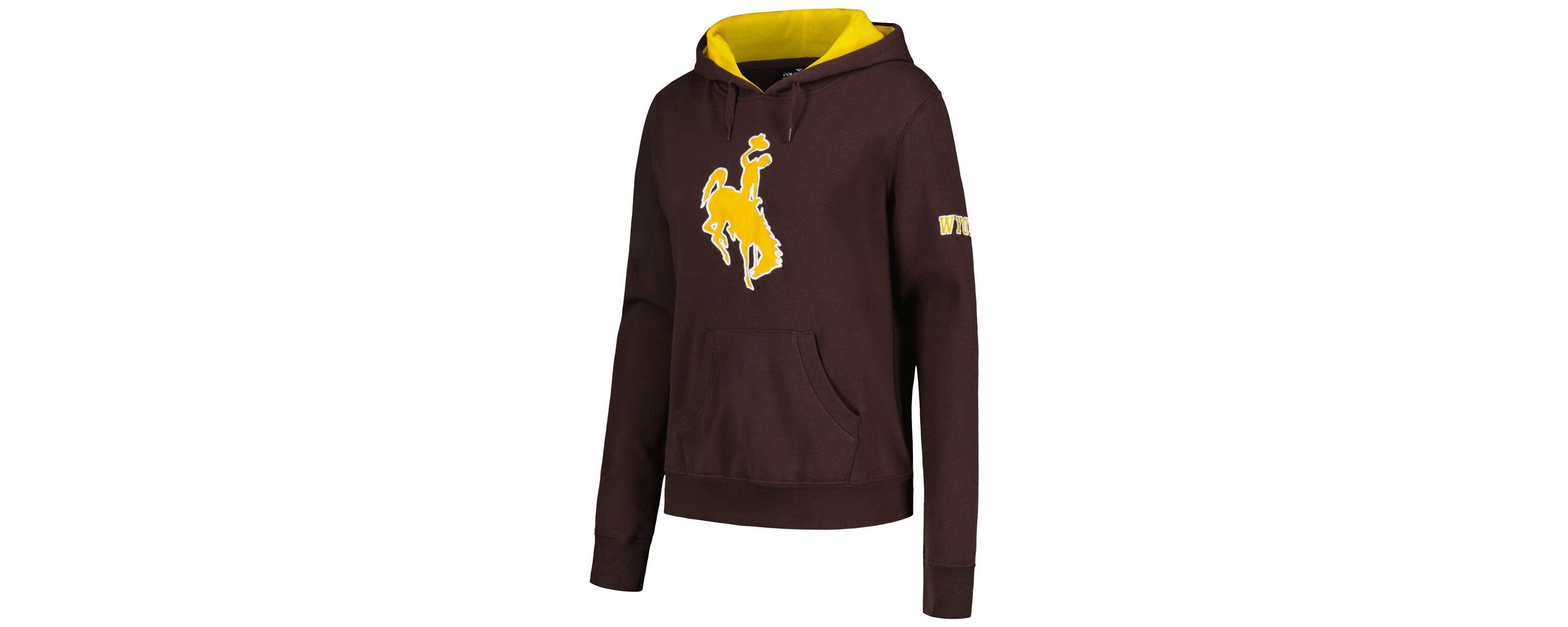 NCAA Wyoming Cowboys Big Logo Pullover Hoodie
