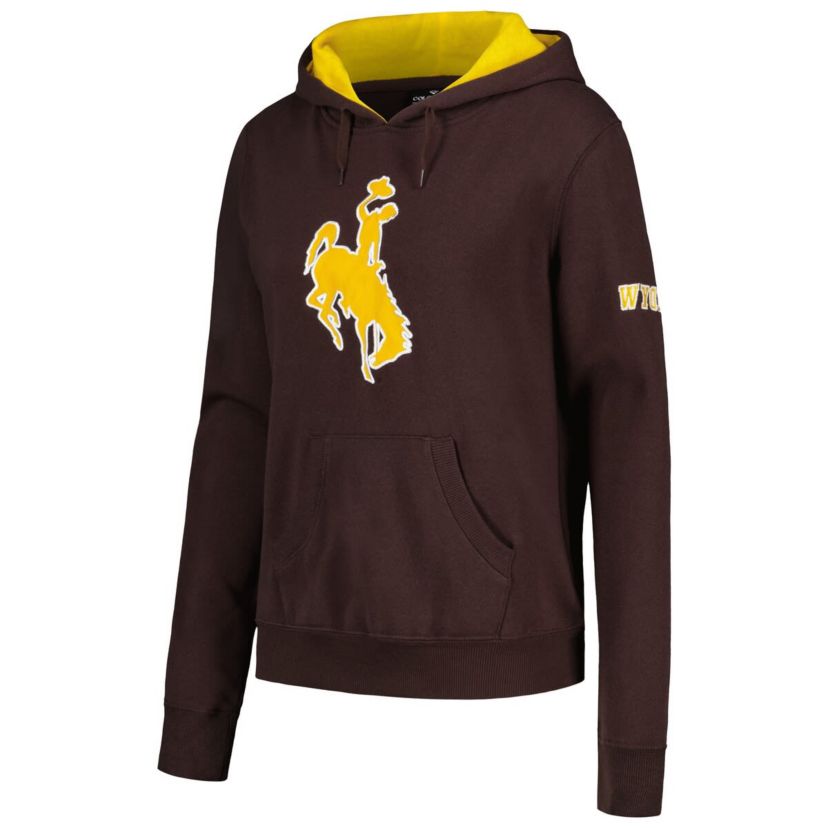 NCAA Wyoming Cowboys Big Logo Pullover Hoodie