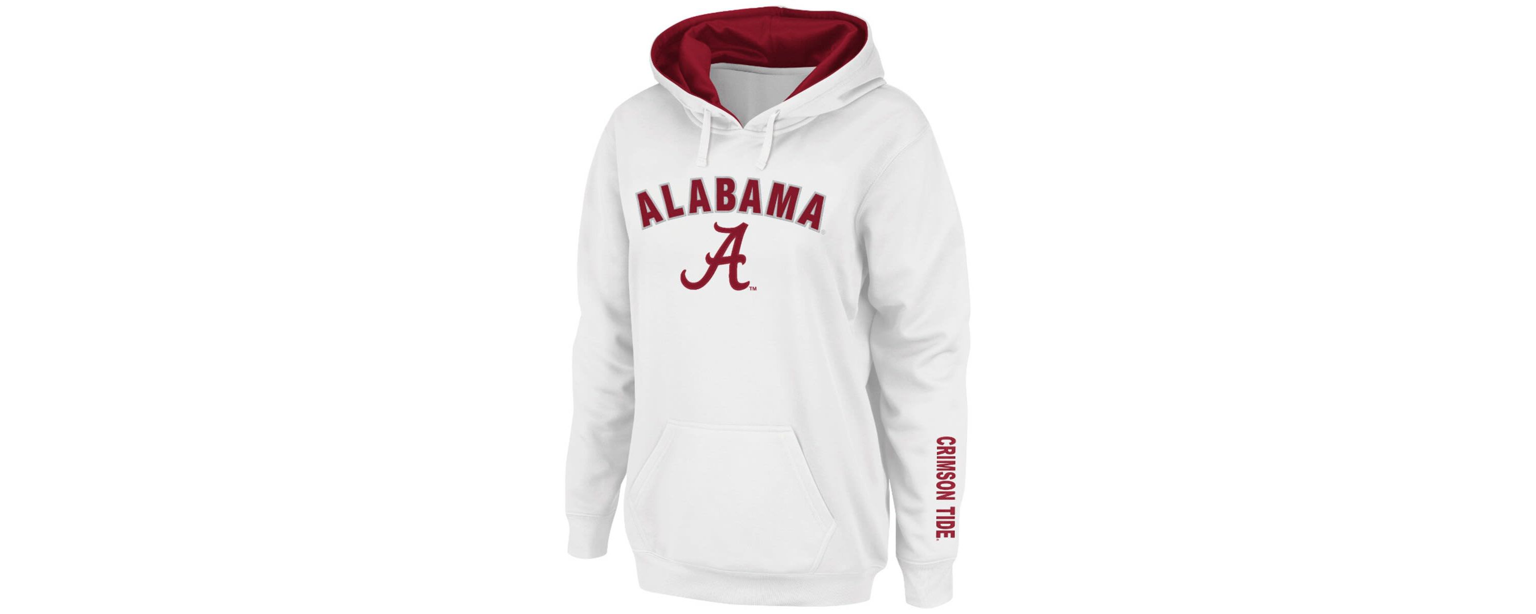 Alabama Crimson Tide NCAA Alabama Tide Arch & Logo 1 Pullover Hoodie