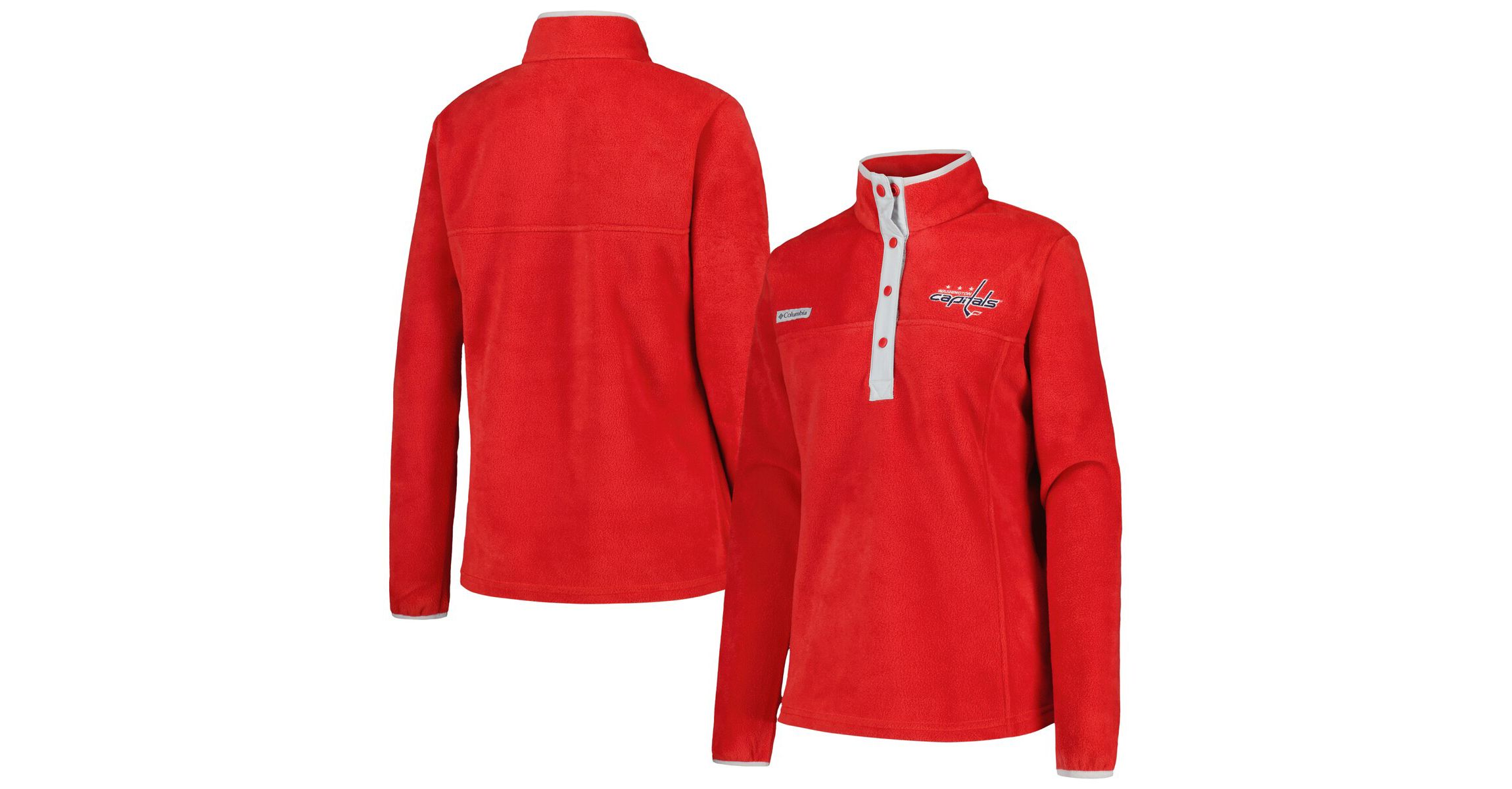 NHL Washington Capitals Benton Springs Half-Snap Jacket