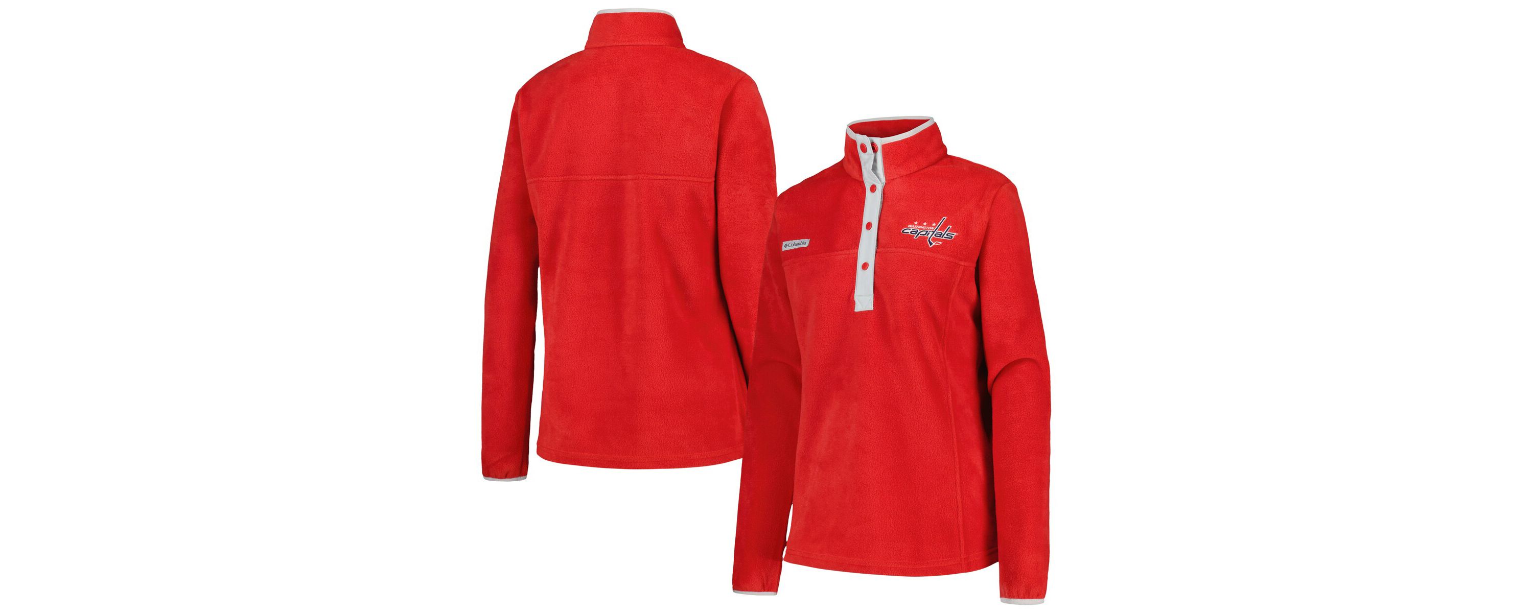 NHL Washington Capitals Benton Springs Half-Snap Jacket