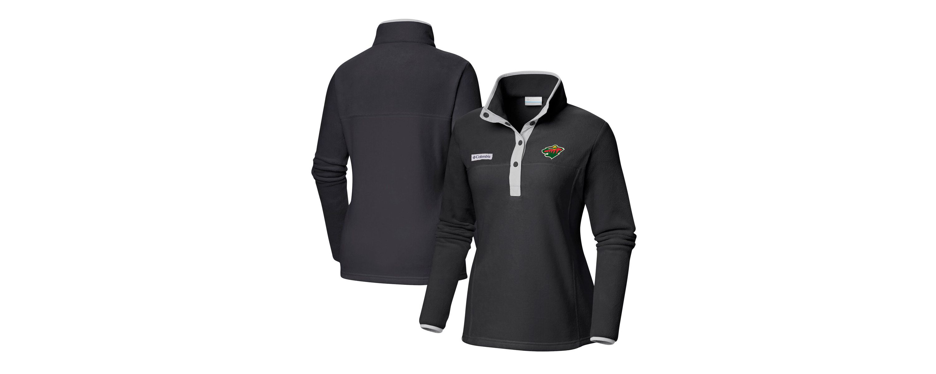 NHL Minnesota Wild Benton Springs Half-Snap Jacket