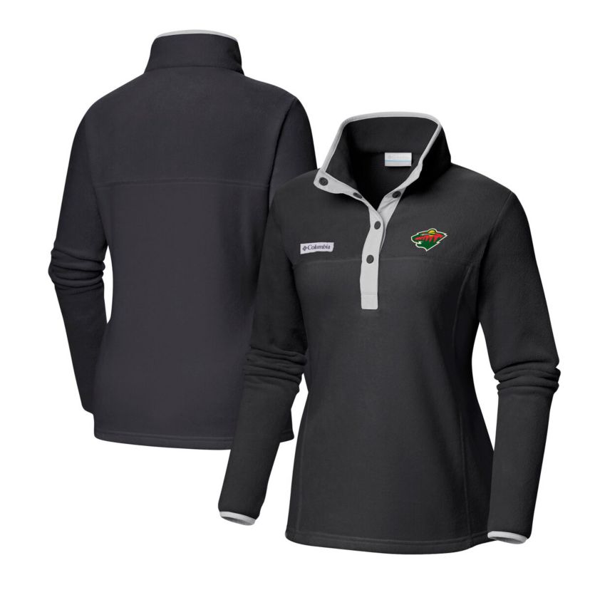 NHL Minnesota Wild Benton Springs Half-Snap Jacket