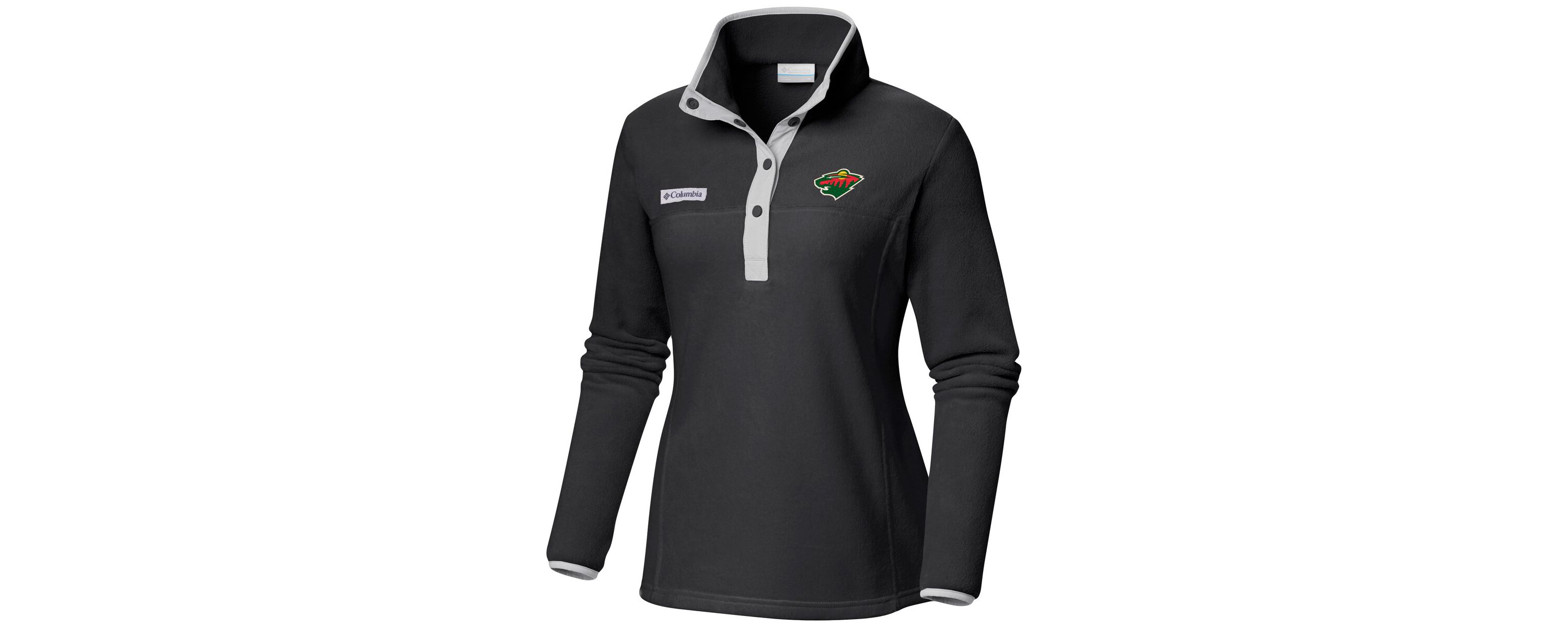 NHL Minnesota Wild Benton Springs Half-Snap Jacket