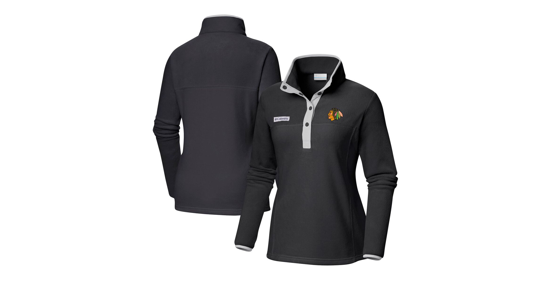 NHL Chicago Blackhawks Benton Springs Half-Snap Jacket