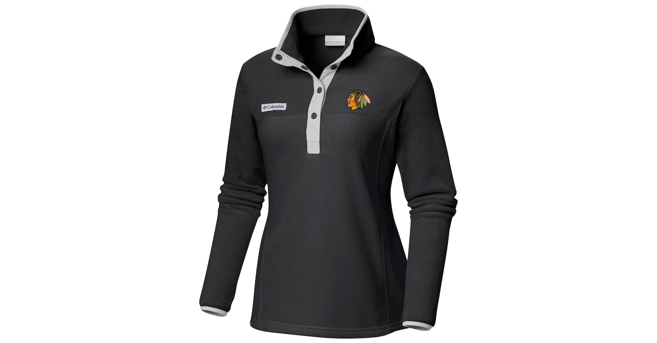 NHL Chicago Blackhawks Benton Springs Half-Snap Jacket