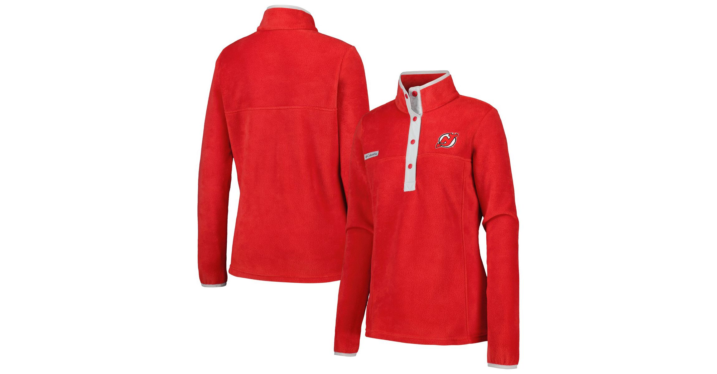NHL New Jersey Devils Benton Springs Half-Snap Jacket