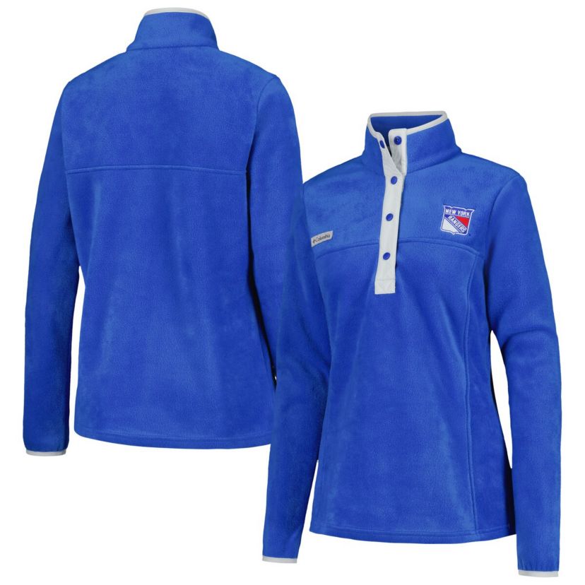 NHL New York Rangers Benton Springs Half-Snap Jacket