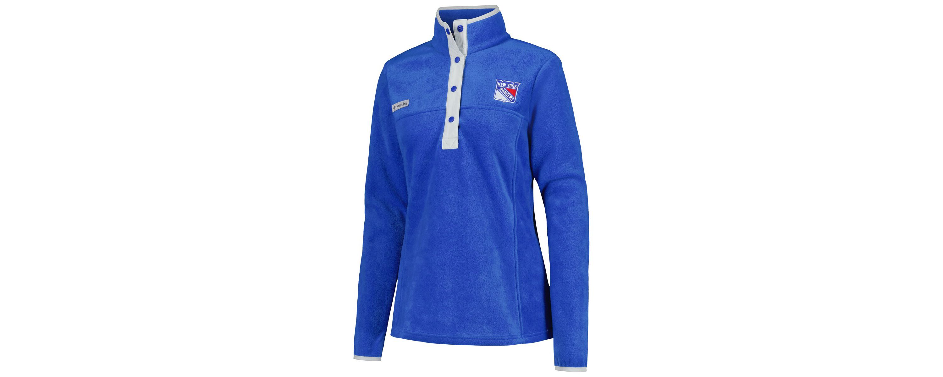 NHL New York Rangers Benton Springs Half-Snap Jacket