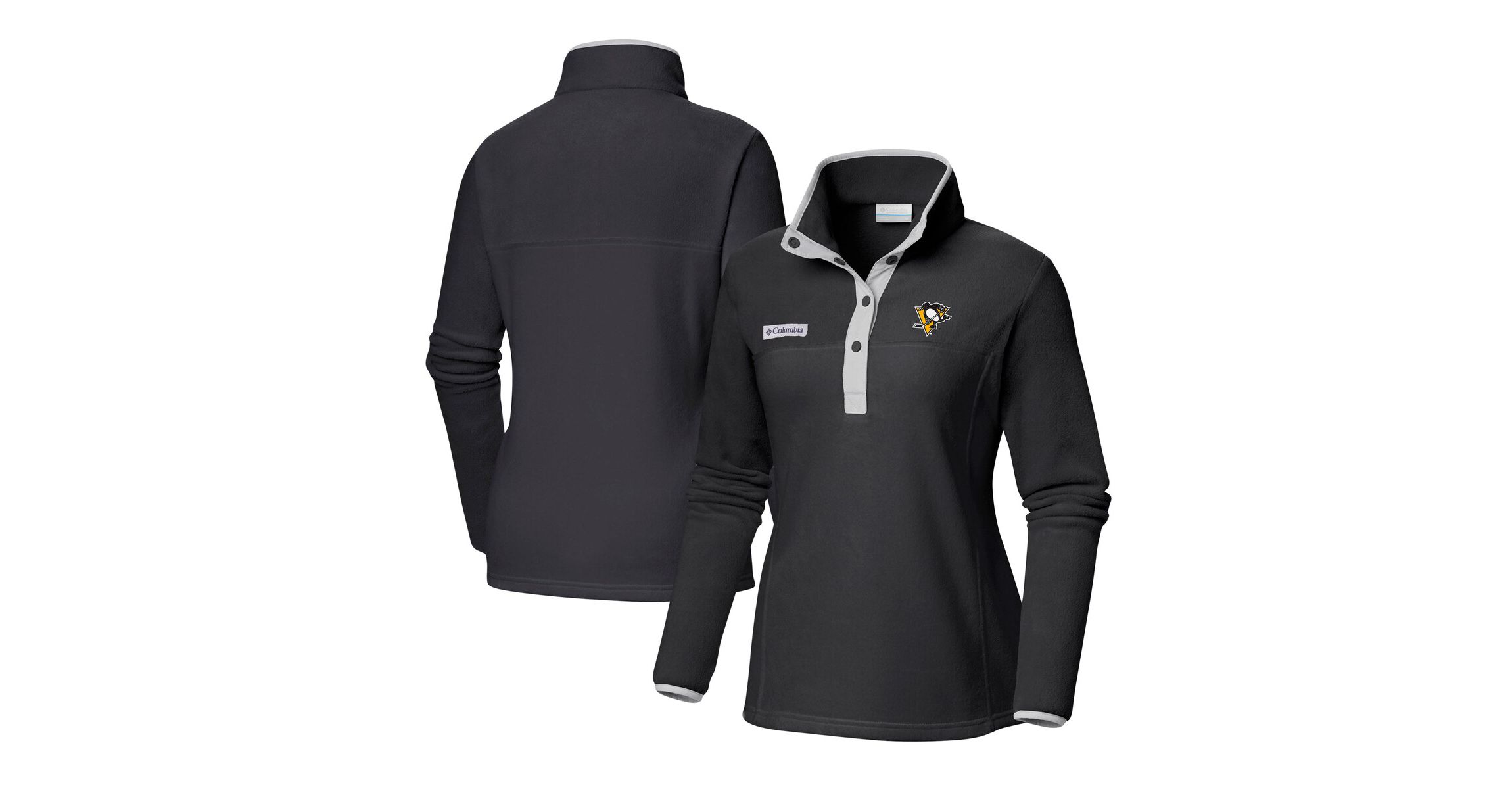NHL Pittsburgh Penguins Benton Springs Half-Snap Jacket