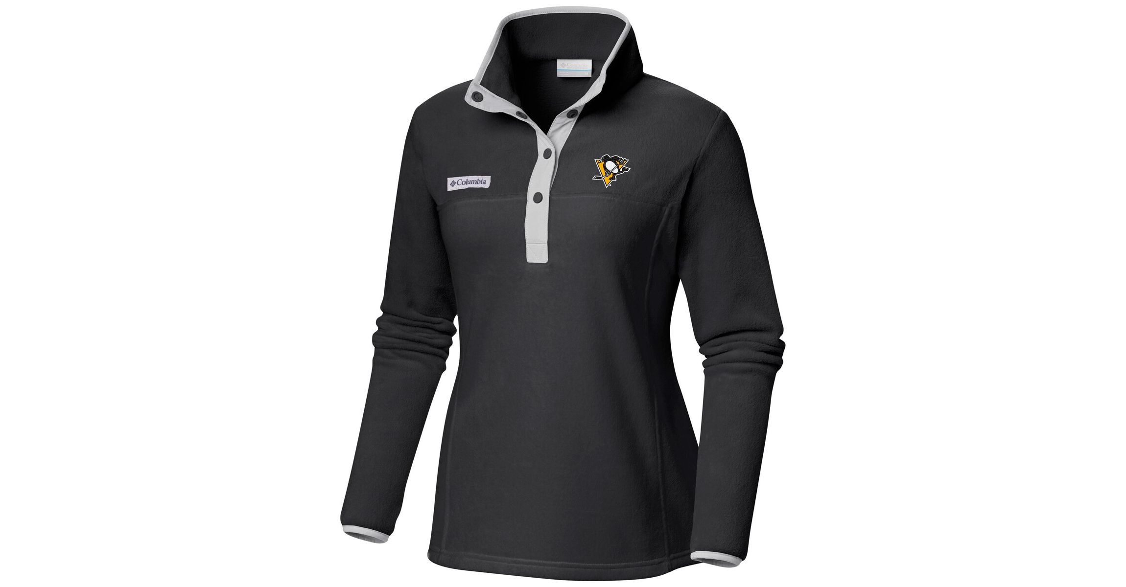 NHL Pittsburgh Penguins Benton Springs Half-Snap Jacket