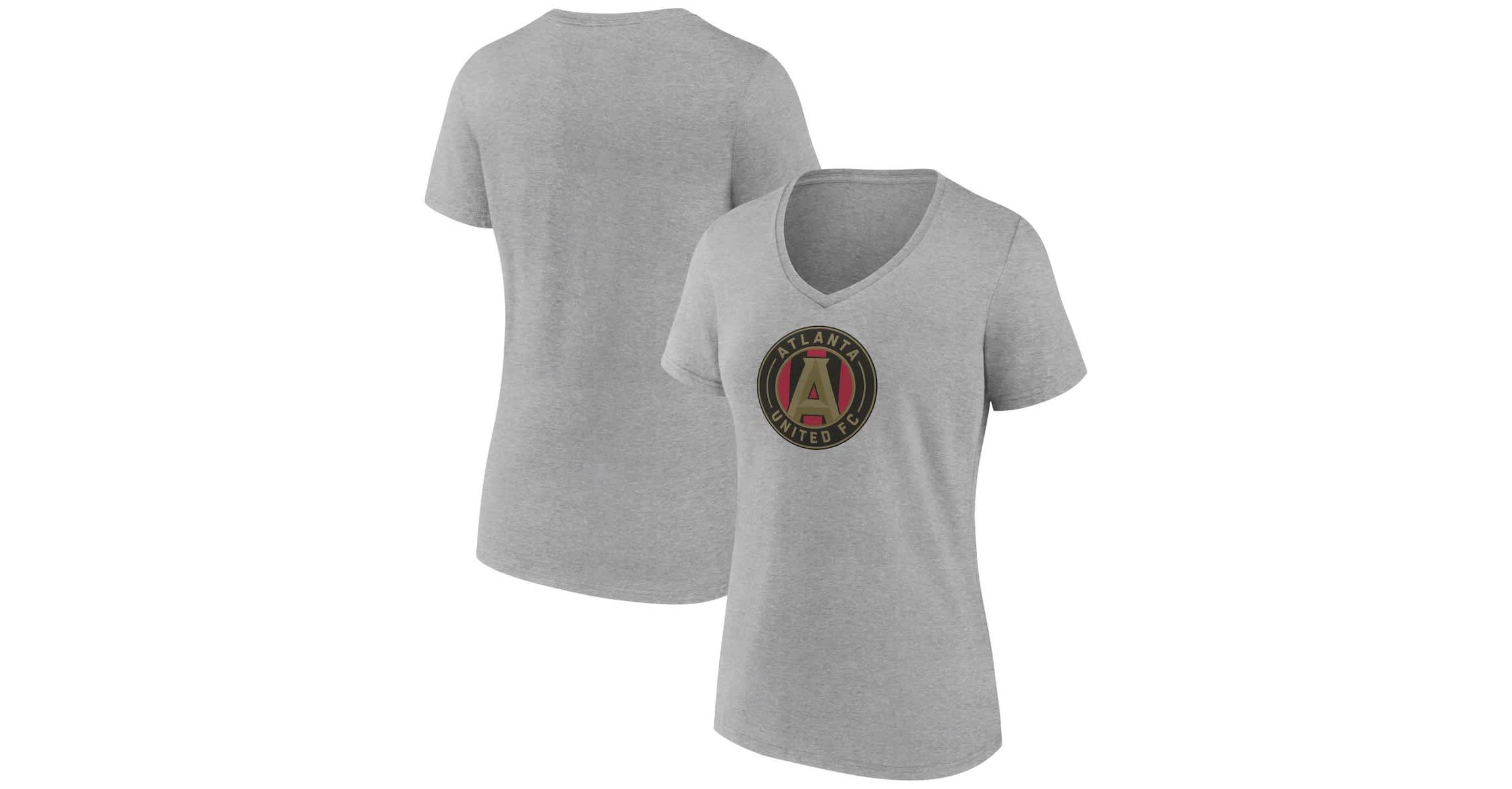 MLS Fanatics Atlanta United FC Logo V-Neck T-Shirt