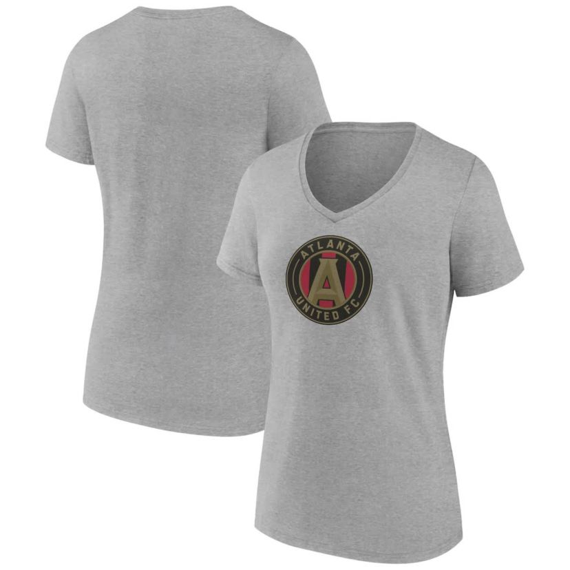 MLS Fanatics Atlanta United FC Logo V-Neck T-Shirt