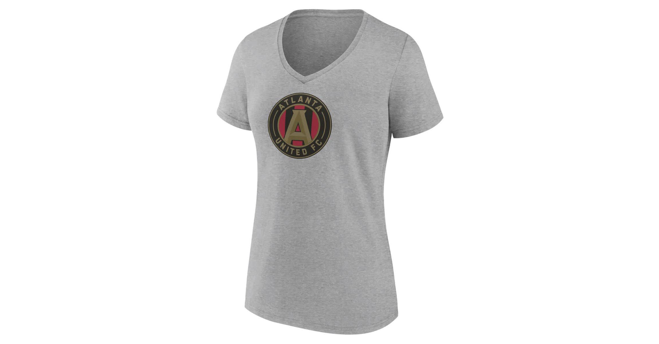 MLS Fanatics Atlanta United FC Logo V-Neck T-Shirt