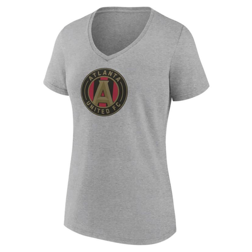MLS Fanatics Atlanta United FC Logo V-Neck T-Shirt