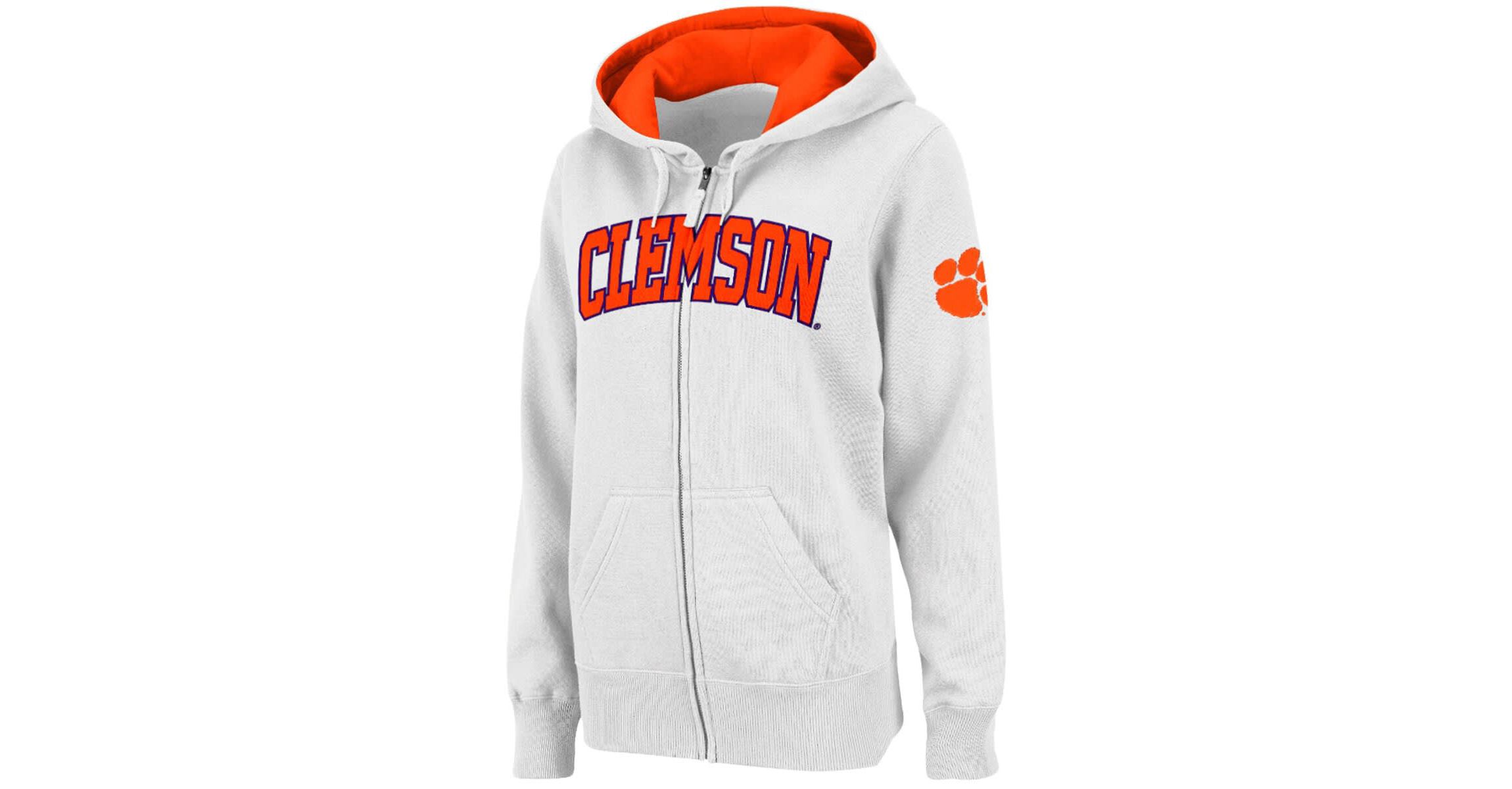 NCAA Clemson Tigers Arched Name Full-Zip Hoodie