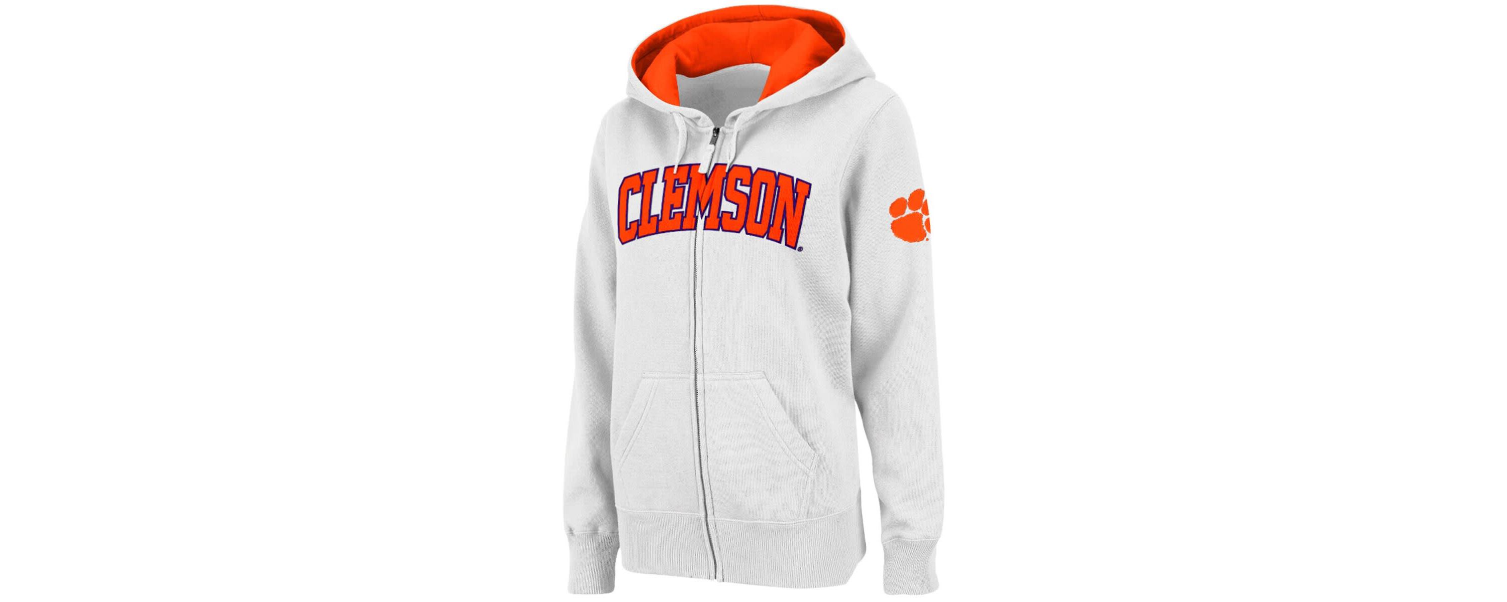 NCAA Clemson Tigers Arched Name Full-Zip Hoodie