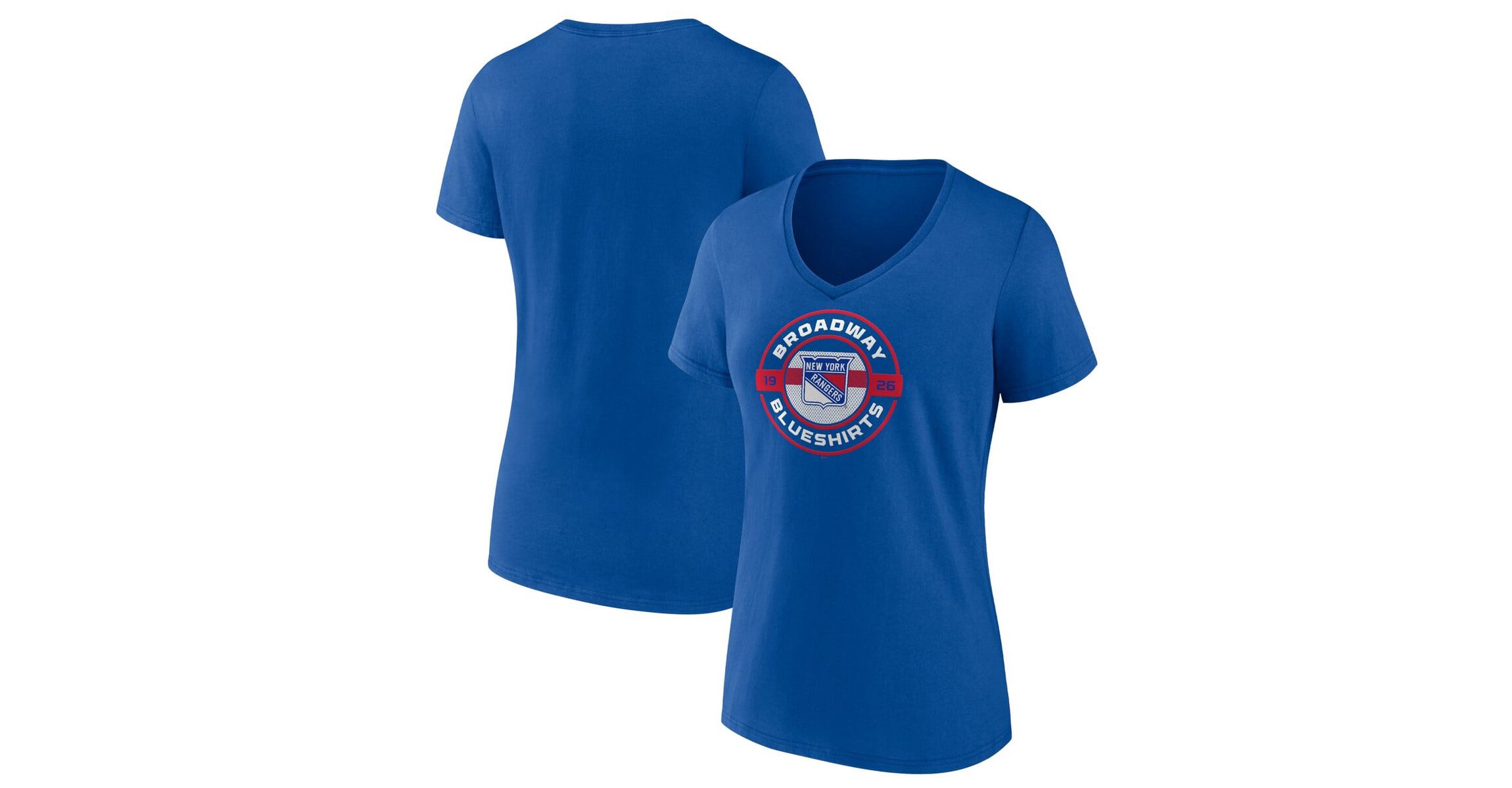 NHL Fanatics New York Rangers Local A V-Neck T-Shirt