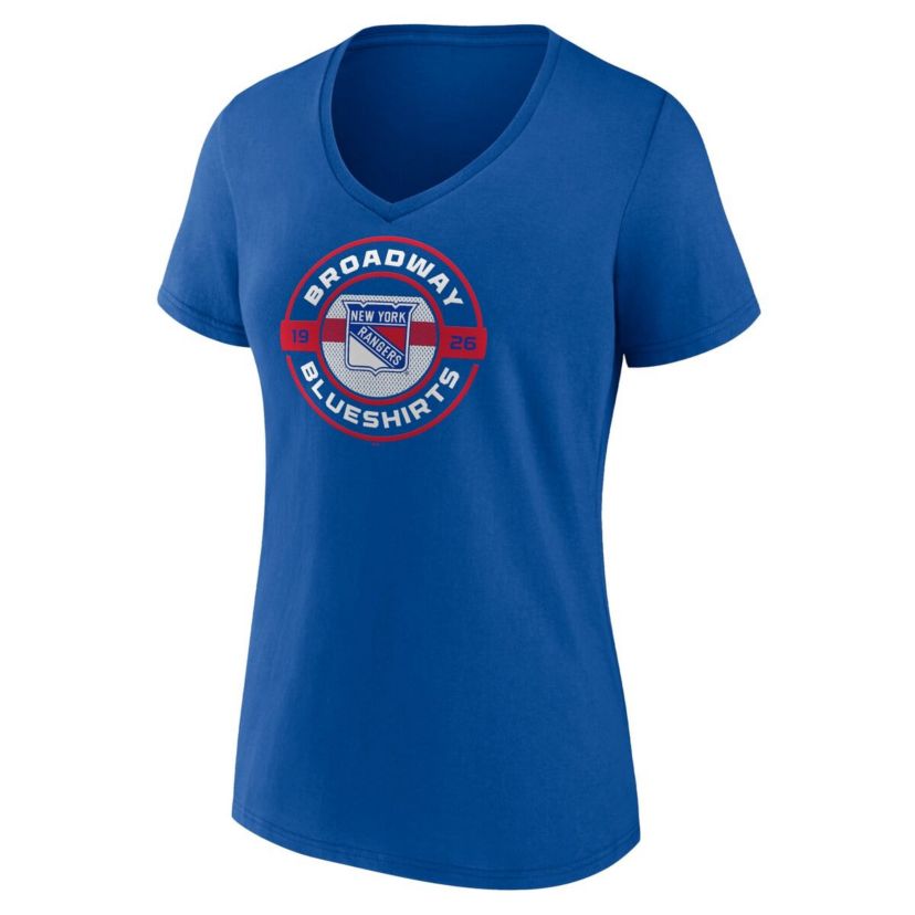 NHL Fanatics New York Rangers Local A V-Neck T-Shirt
