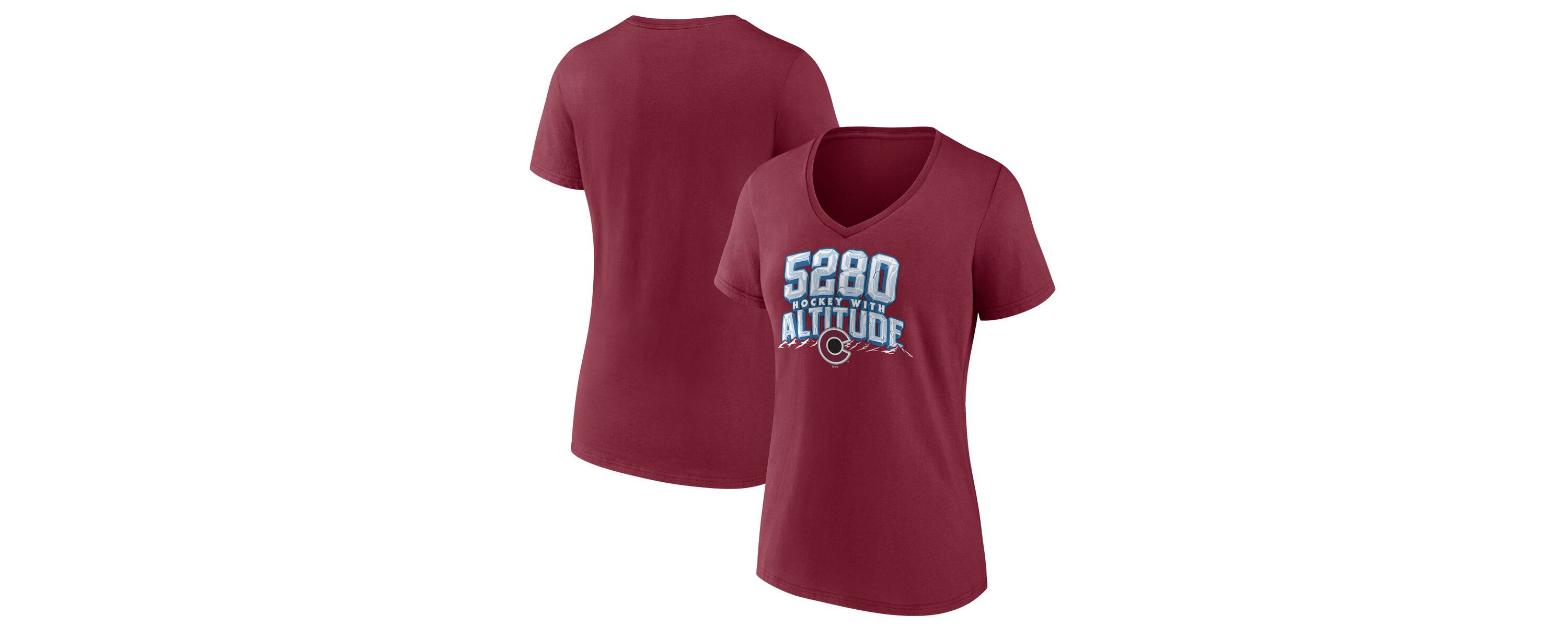 NHL Fanatics Colorado Avalanche Local A V-Neck T-Shirt