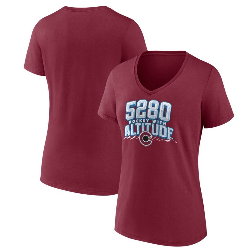 NHL Fanatics Colorado Avalanche Local A V-Neck T-Shirt