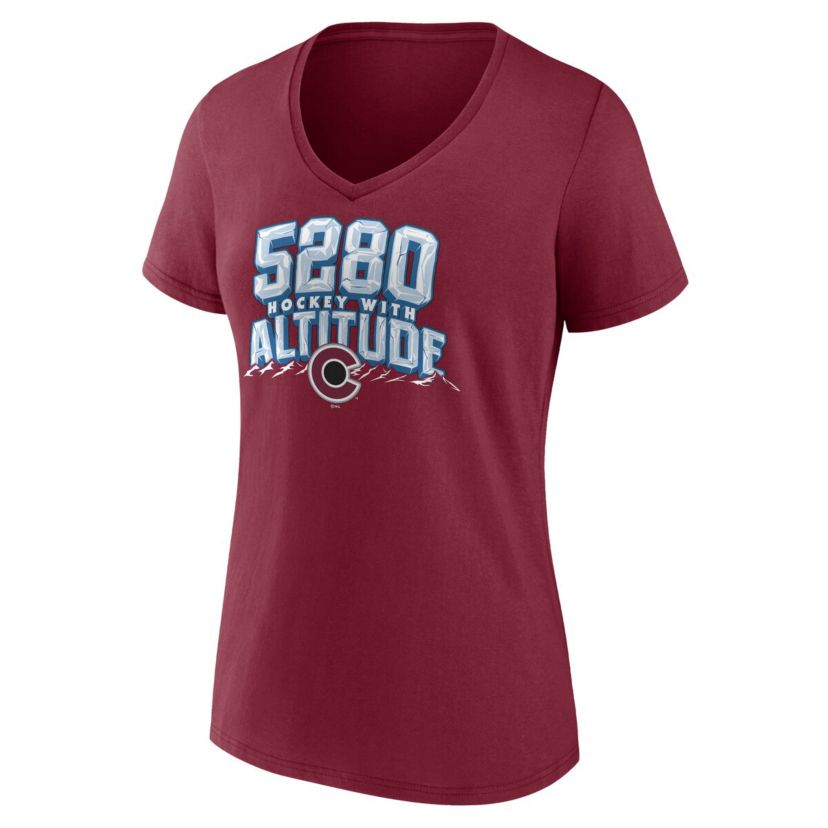 NHL Fanatics Colorado Avalanche Local A V-Neck T-Shirt