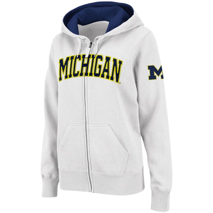 NCAA Michigan Wolverines Arched Name Full-Zip Hoodie