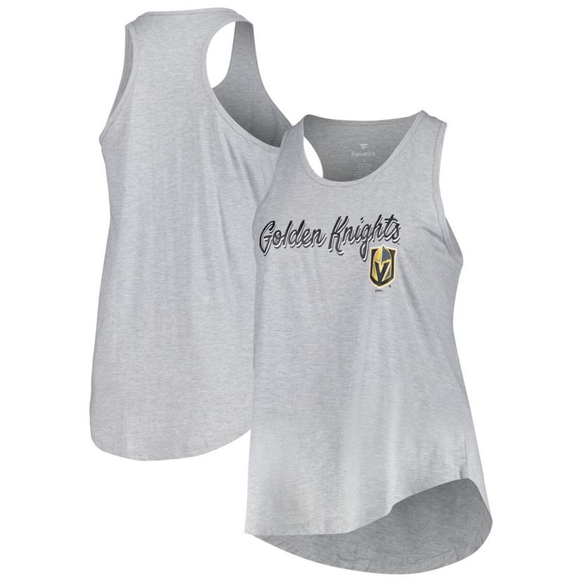 NHL Fanatics Vegas Golden Knights Plus Size Racerback Tank Top