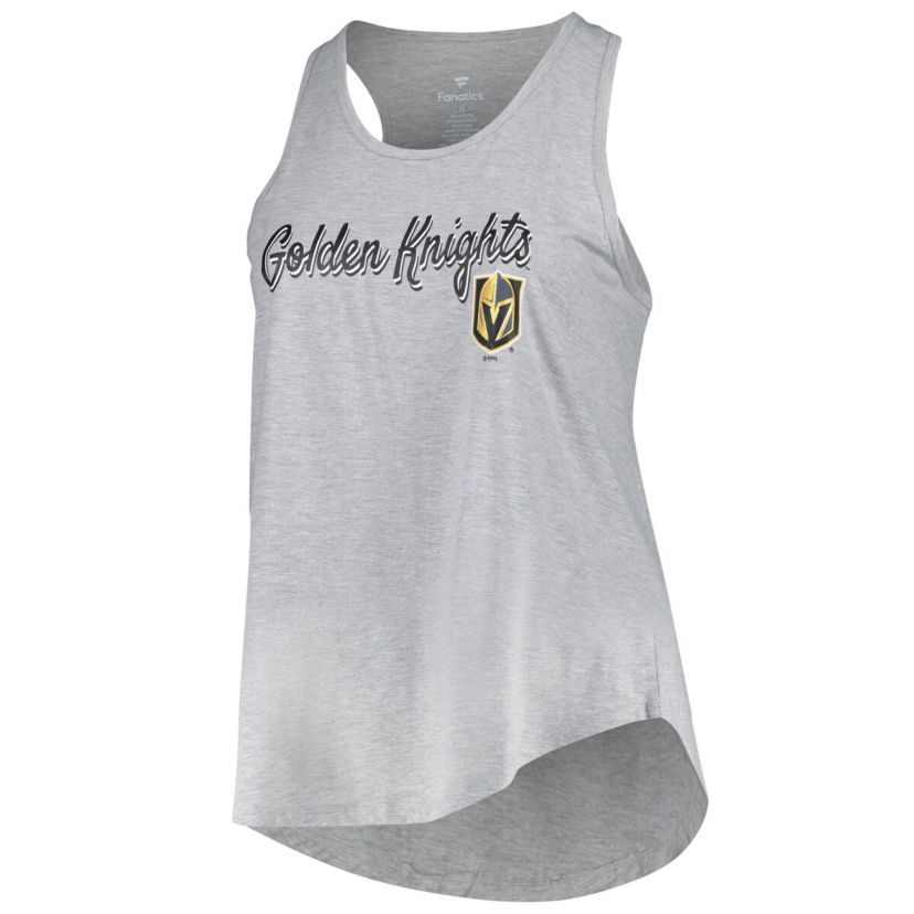 NHL Fanatics Vegas Golden Knights Plus Size Racerback Tank Top