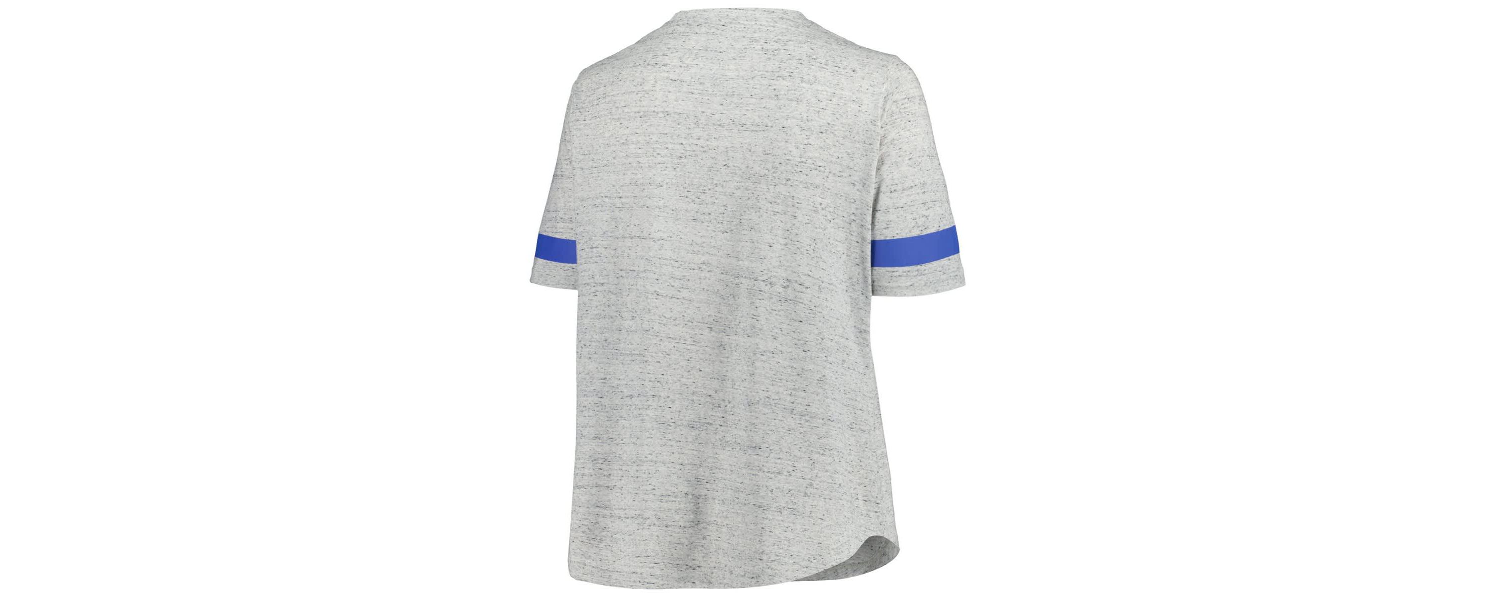 NHL Fanatics New York Rangers Plus Size Lace-Up T-Shirt