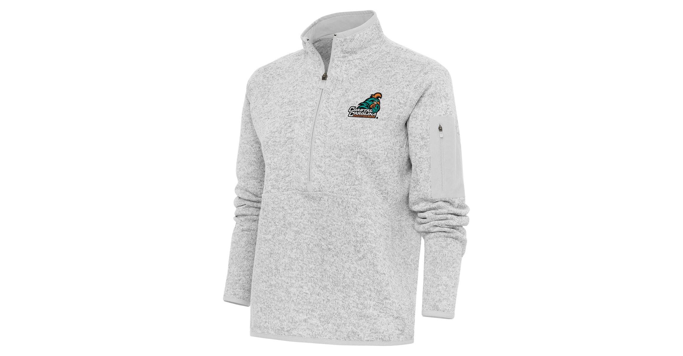 NCAA Coastal Carolina Chanticleers Fortune Half-Zip Pullover Top