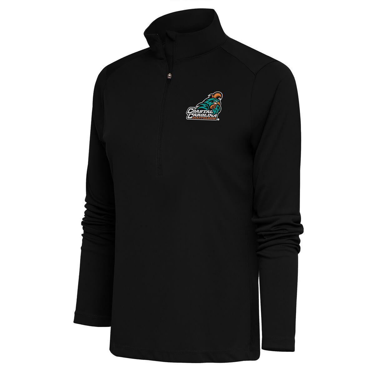 NCAA Coastal Carolina Chanticleers Tribute Half-Zip Pullover Top