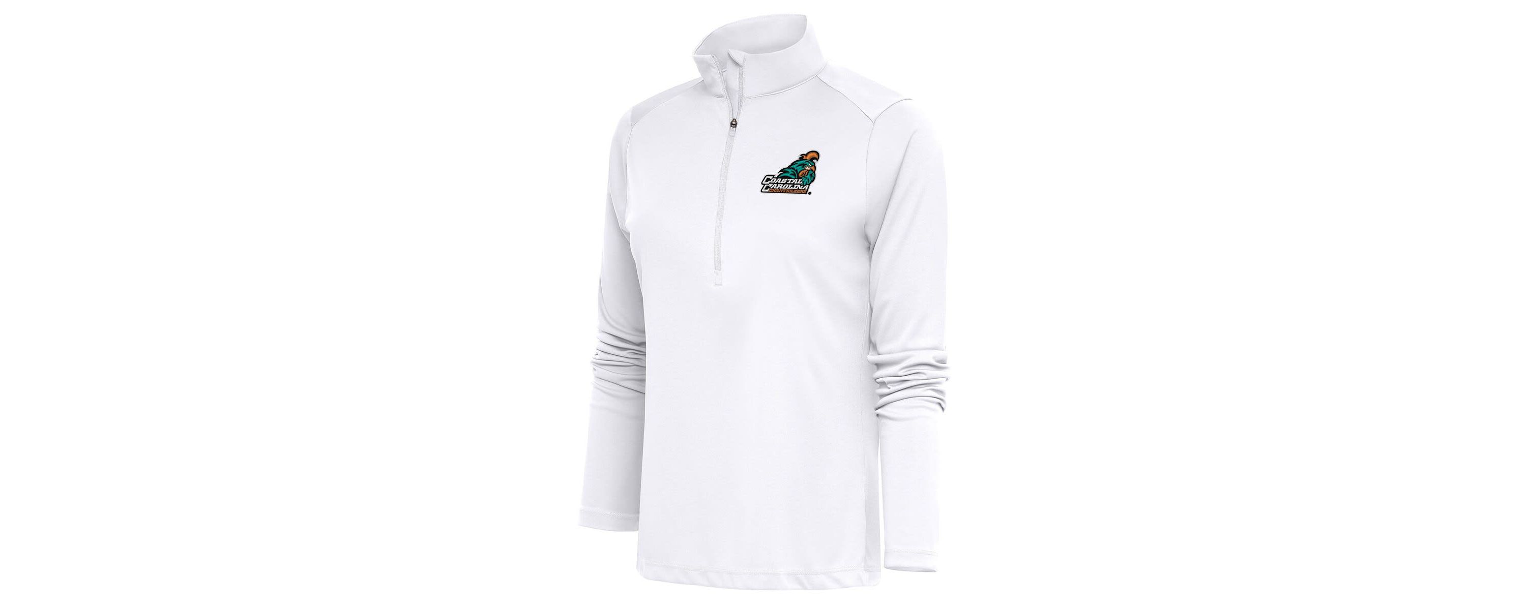 NCAA Coastal Carolina Chanticleers Tribute Half-Zip Pullover Top
