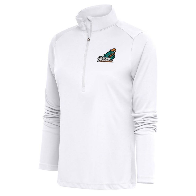 NCAA Coastal Carolina Chanticleers Tribute Half-Zip Pullover Top