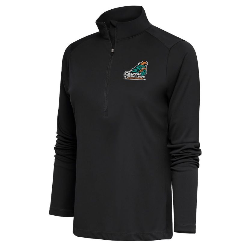 NCAA Coastal Carolina Chanticleers Tribute Half-Zip Pullover Top
