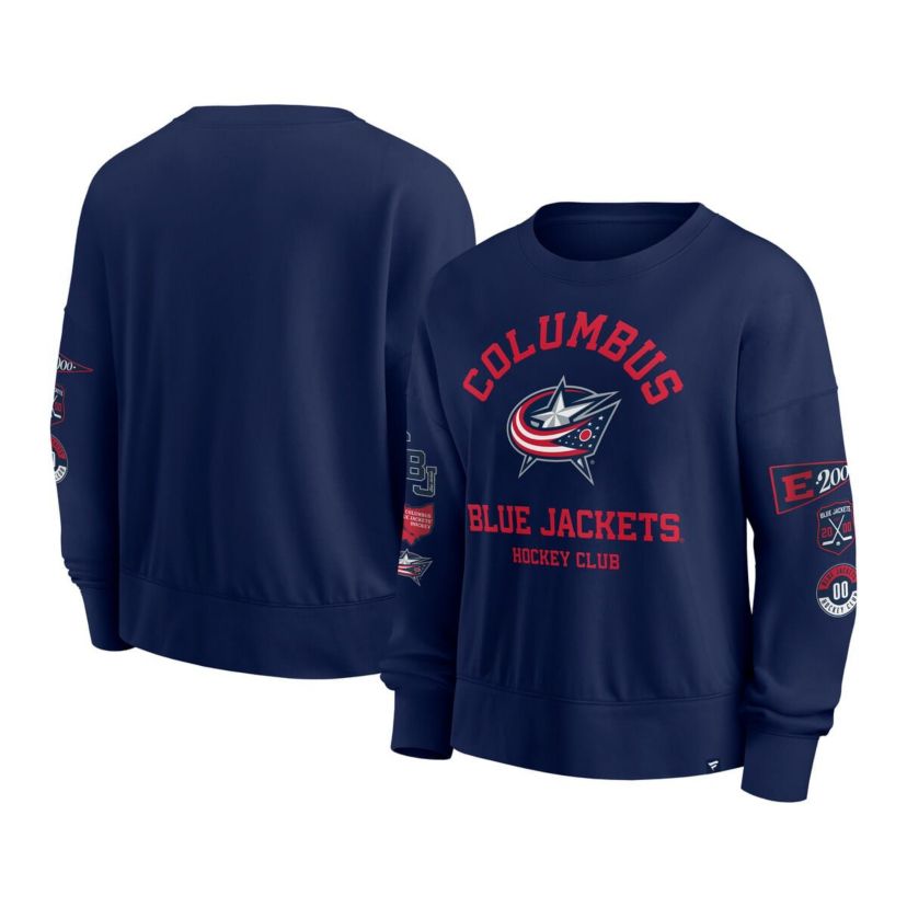 NHL Fanatics Columbus Jackets Go Team Pullover Sweatshirt