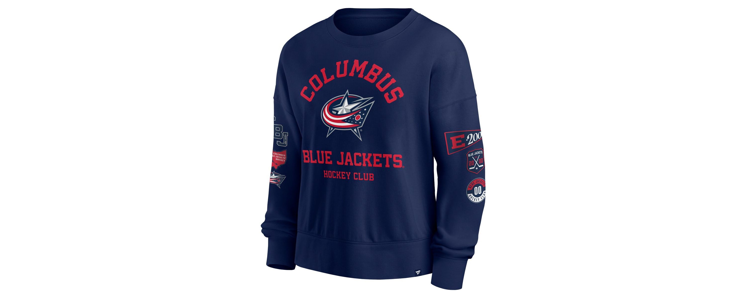 NHL Fanatics Columbus Jackets Go Team Pullover Sweatshirt