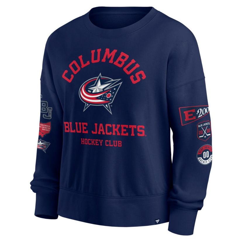 NHL Fanatics Columbus Jackets Go Team Pullover Sweatshirt