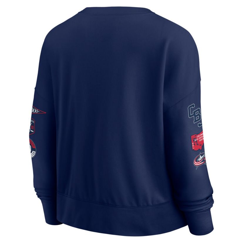 NHL Fanatics Columbus Jackets Go Team Pullover Sweatshirt