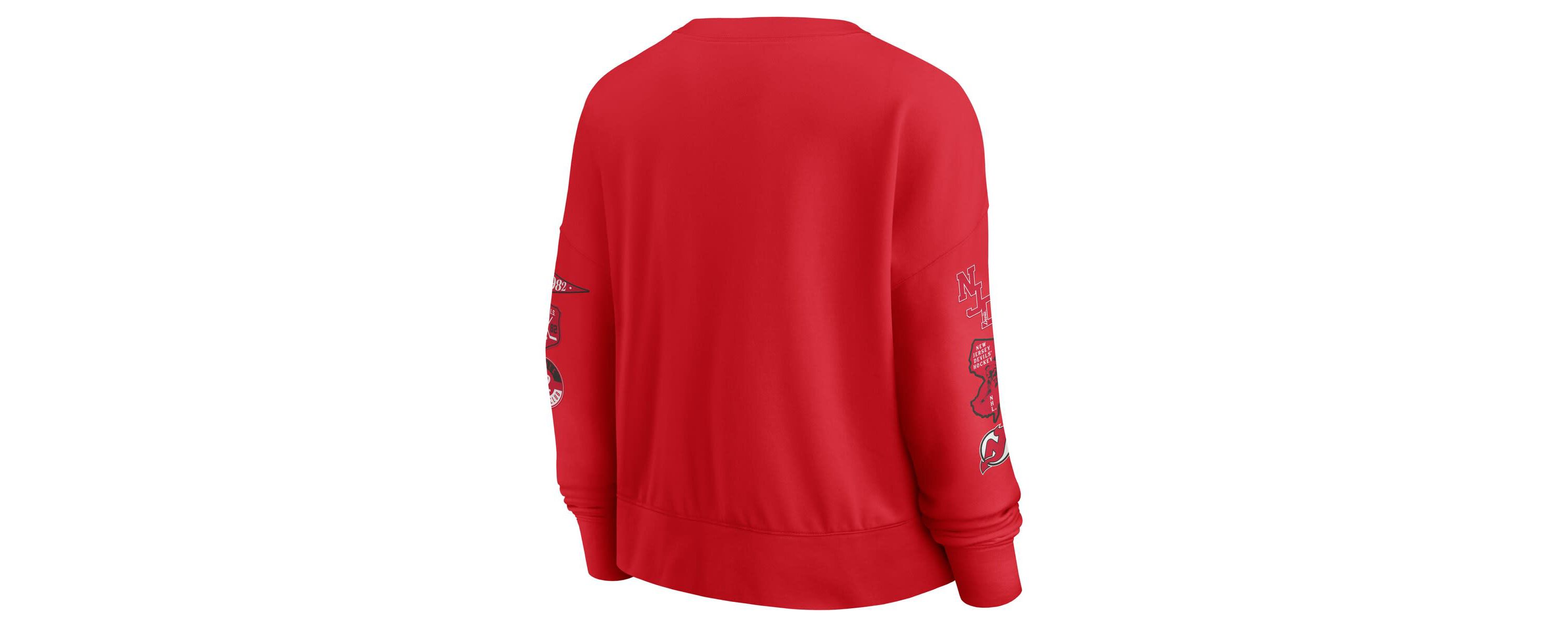 NHL Fanatics New Jersey Devils Go Team Pullover Sweatshirt