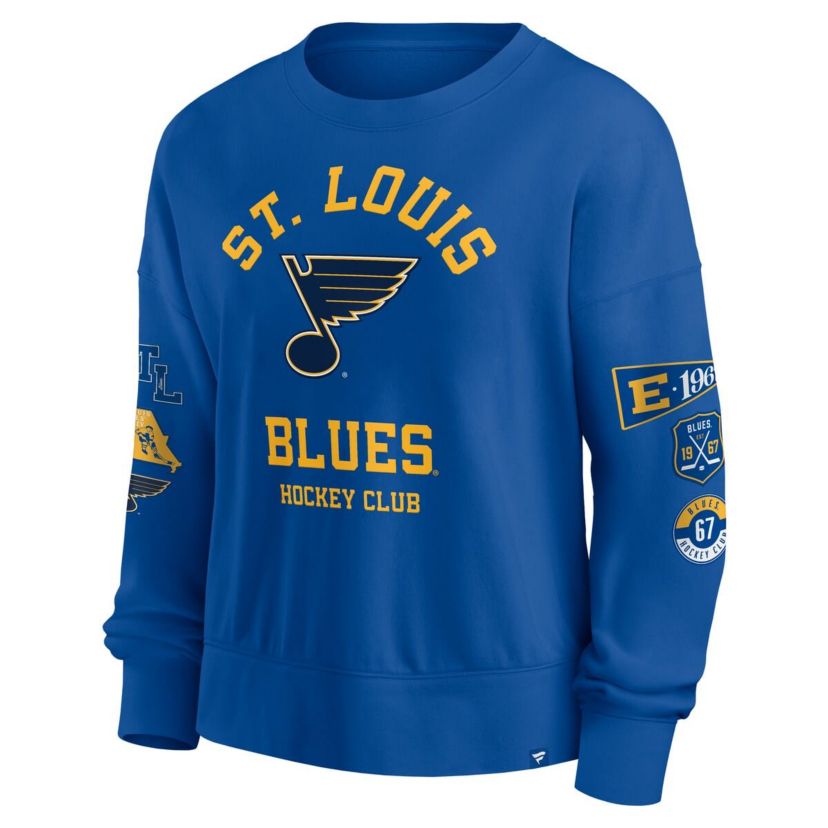 NHL Fanatics St. Louis Blues Go Team Pullover Sweatshirt