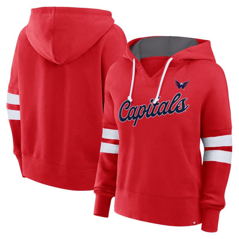NHL Fanatics Washington Capitals Oversized Seize Pullover Hoodie
