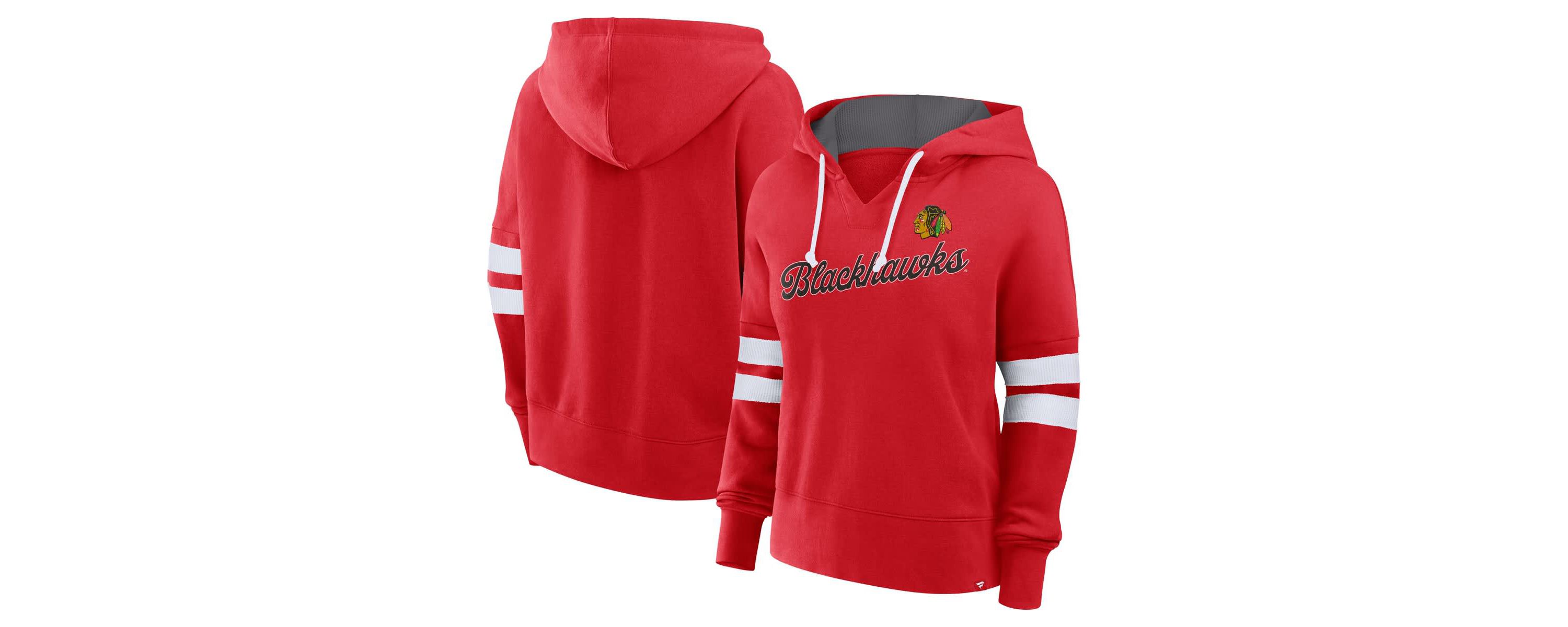 NHL Fanatics Chicago Blackhawks Oversized Seize Pullover Hoodie