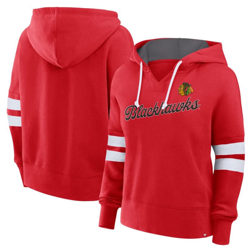 NHL Fanatics Chicago Blackhawks Oversized Seize Pullover Hoodie