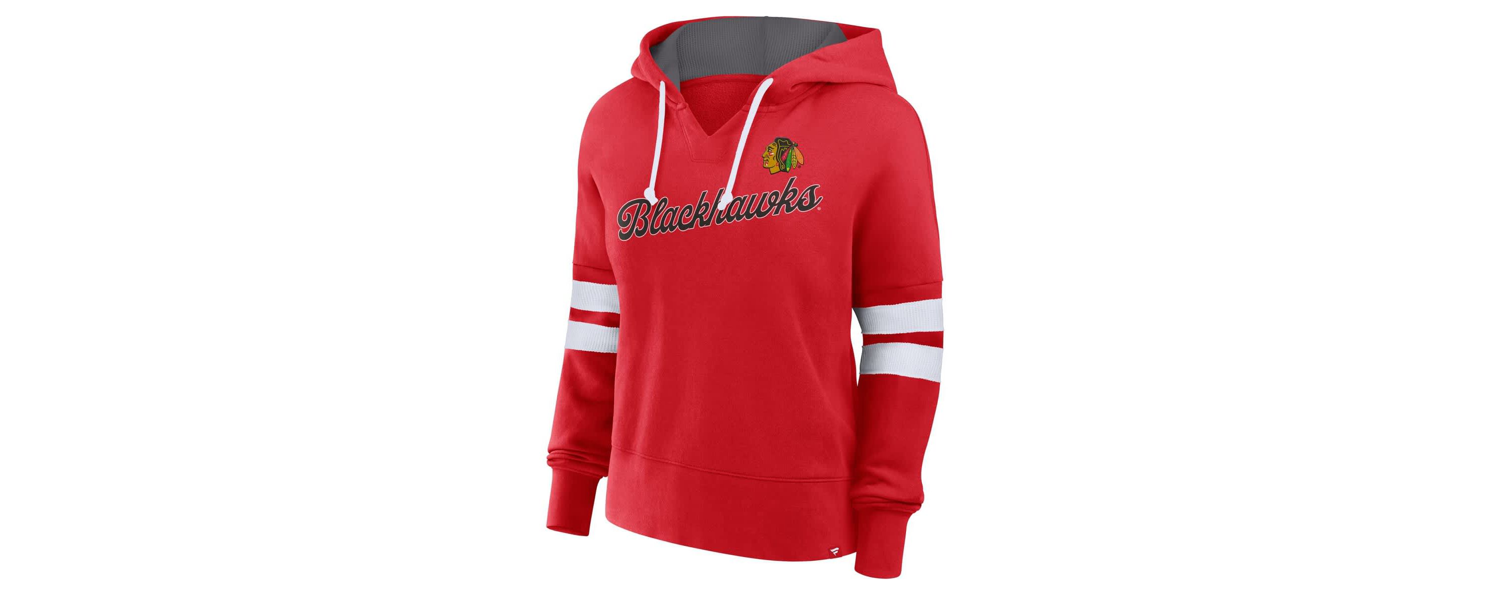 NHL Fanatics Chicago Blackhawks Oversized Seize Pullover Hoodie