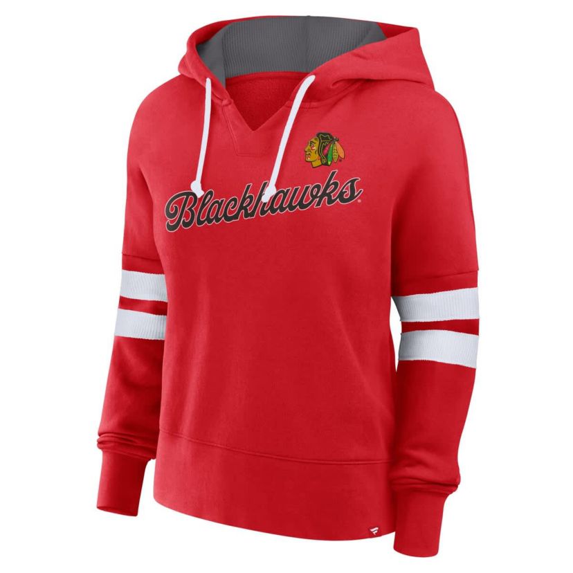 NHL Fanatics Chicago Blackhawks Oversized Seize Pullover Hoodie