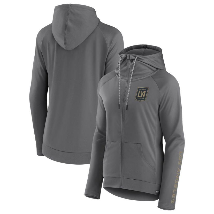 MLS Fanatics LAFC Iconic Raglan Full-Zip Hoodie