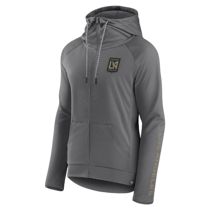MLS Fanatics LAFC Iconic Raglan Full-Zip Hoodie