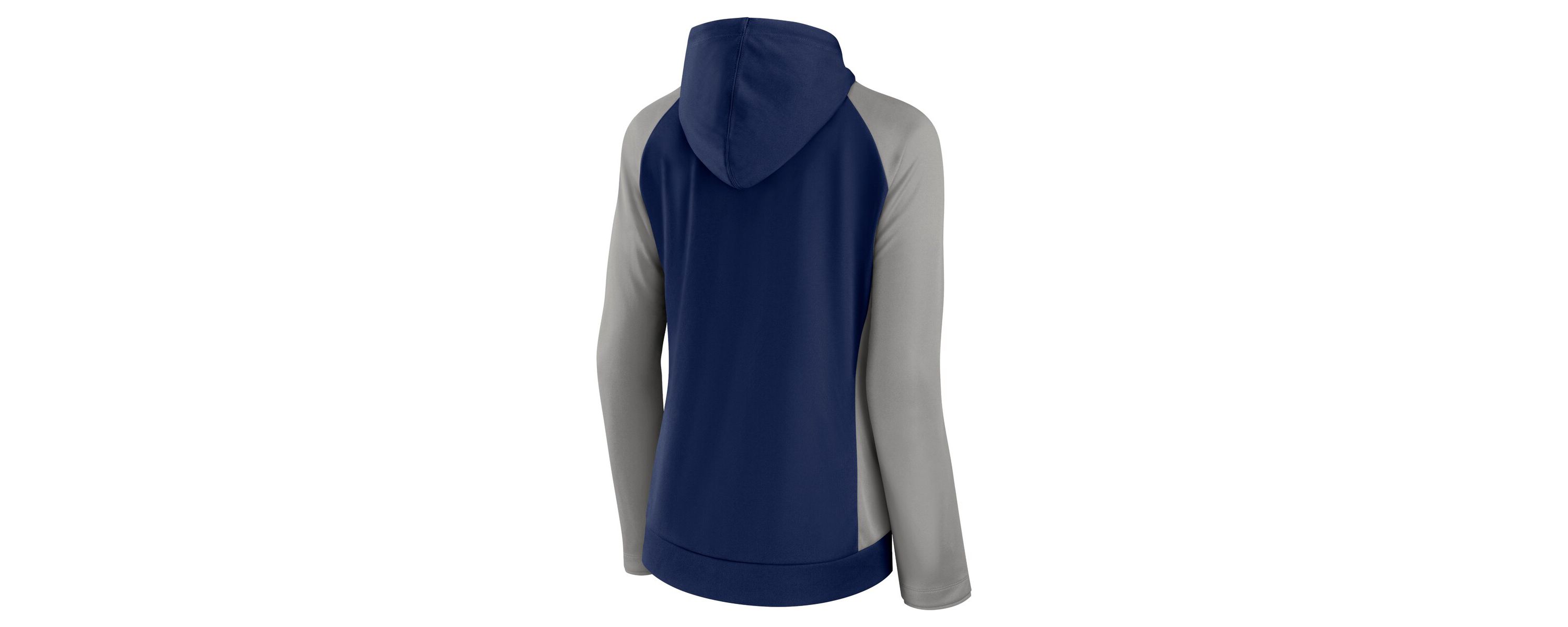 MLS Fanatics Navy/Gray Philadelphia Union Iconic Raglan Full-Zip Hoodie