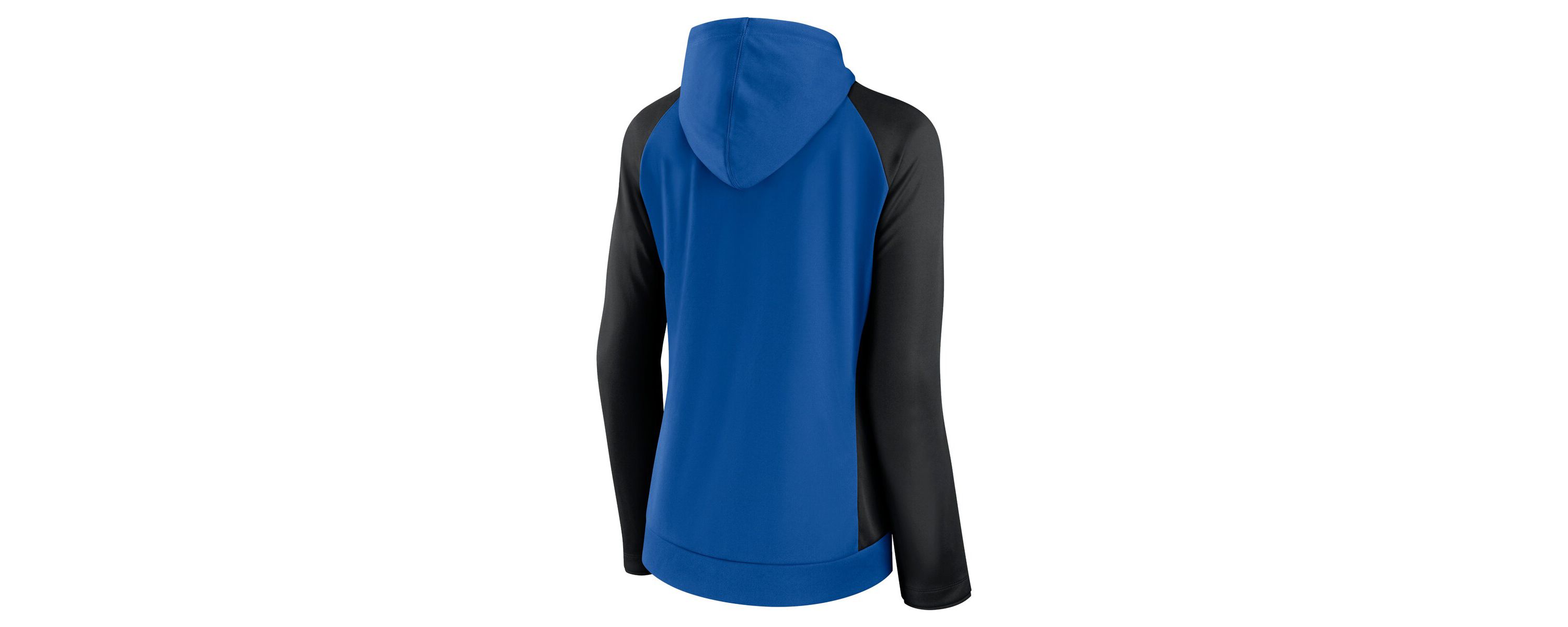 MLS Fanatics Blue/Black San Jose Earthquakes Iconic Raglan Full-Zip Hoodie